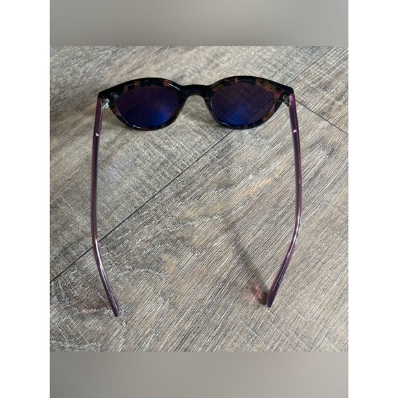 Nifties women’s sunglasses violet medium tortoise shell rim cat eye 46-22-140 main image 10